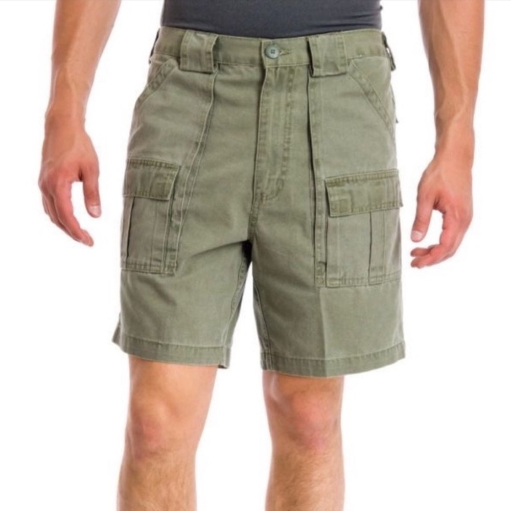 WEEKENDER Capitola Cargo Shorts Light Olive Green Casual Waist Men’s Size 36